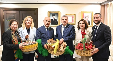 Bakan Kirişçi'den Başkan Beyazgül'e Ziyaret