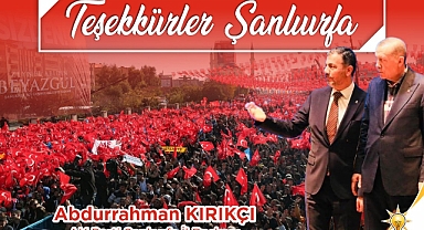 Başkan Kırıkçı'dan miting teşekkürü