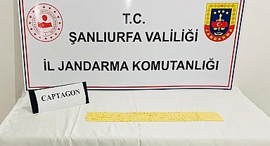 Şanlıurfa-Akçakale'de 2 bin 63 uyuşturucu hap ele geçirildi 1 şüpheli gözaltına alındı