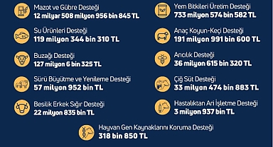 Afet bölgesindeki çiftçilere TL destekleme ödemeleri başladı