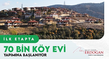 Şanlıurfa'da 2 bin 54 köy evi yapılacak