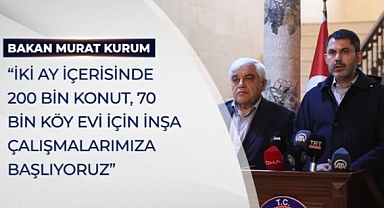 Şanlıurfa'da 534 afet konutu yapılacak
