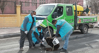 Harran'da haşereye karşı ilaçlama çalışmaları devam ediyor!
