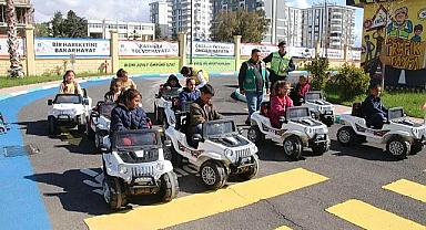 Haliliye'de çocuklara trafik eğitimi veriliyor