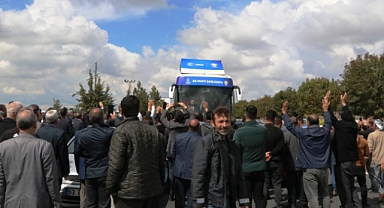 Şanlıurfa'da Ak Adaylara Dev Karşılama