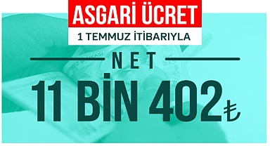 Asgari ücrette ara zam belli oldu