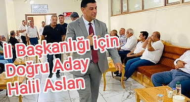 İbre Halil Aslan'ı gösteriyor! Şanlıurfa için doğru aday