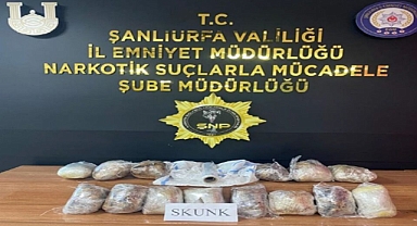 Şanlıurfa’da durdurulan araçta uyuşturucu ele geçirildi