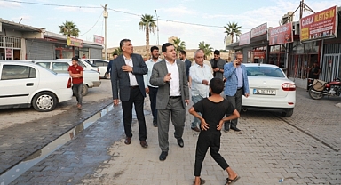 Başkan Özyavuz çarşı esnafını ziyaret etti