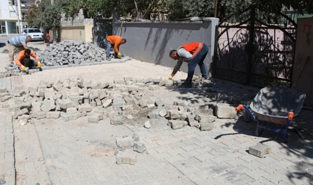 Haliliye'de deforme olan yollar yeniden onarılıyor