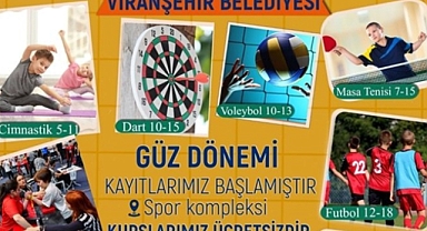Viranşehir Belediyesi'nde Güz Dönemi Kurs Kayıtları Başladı