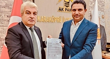 Abdullah Barut Karaköprü Belediye Başkan Aday Adaylığı için başvurusunu yaptı