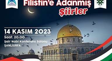 Eyyübiye Belediyesi ve TYB'den Filistin'e Adanmış Şiirler programı