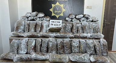 Yakıt tankerinden 58 kilo uyuşturucu çıktı