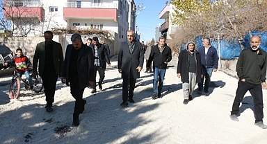 Başkan Bayık Devam Eden Yol Çalışmalarını Yerinde İnceledi