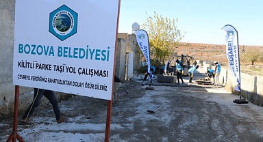 Bozova'da üst yapı çalışmaları devam ediyor