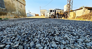 Eyyübiye'de bir mahallenin daha yolu asfaltla kaplandı