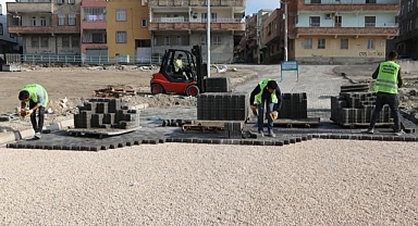 Haliliye'de yol çalışması sürüyor