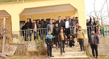 Başkan Özyavuz hane ziyaretlerini sürdürüyor