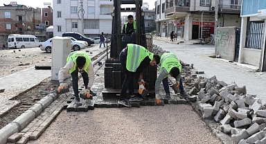 Haliliye'de üst yapı çalışmaları sürüyor