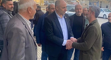 Başkan Aksoy, Cumhur İttifakı MHP ilçe başkanlığı ve esnafı ziyaret etti