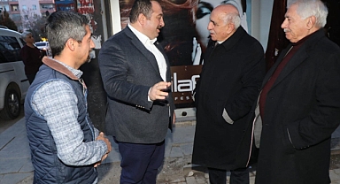 Başkan Ekinci, esnaf ve vatandaşları ziyaret etti
