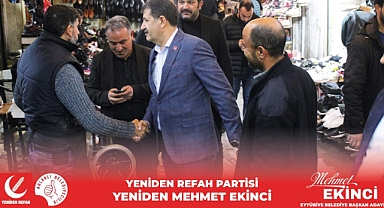 Ekinci: Eyyübiye'de yarım kalan hizmeti tamamlamak için aday oldum