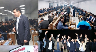 Harran'da Cumhur Odası doldu, taştı: Hep bir ağızdan destek sözleri söylendi