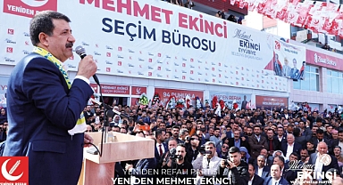 Mehmet Ekinci'den Miting Gibi Seçim Bürosu Açılışı