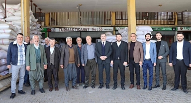 Başkan Baydilli ve Milletvekili Cevheri Şire Pzarı esnafı ile buluştu