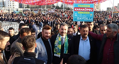 Başkan Beydilli'den görkemli seçim ofisi açılışı