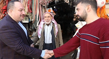 Başkan Ekinci'den Cuma sonrası esnaf ziyareti
