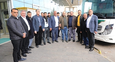 Başkan Ekinci'den otogar esnafına ziyaret
