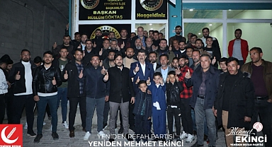 Eyyübiye'de Mehmet Ekinci'ye Yoğun İlgi