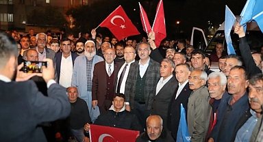 Eyyübiye’deki ailelerden Mehmet Kuş’a destek