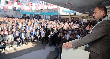 Gülpınar Bozova’da seçim bürosunun açılışını yaptı!
