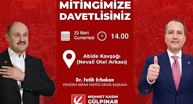 Gülpınar’dan vatandaşlara büyük mitinge davet!