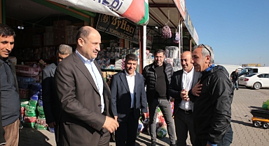 Gülpınar, Ramazan'ın ilk gününde de ziyaretlerini sürdürüyor