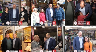 Mehmet Kasım Gülpınar Tarihi Çarşı Esnafını ziyaret etti!