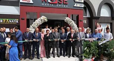 Rose Ekol Medya Grubu'nun yeni yeri törenle açıldı
