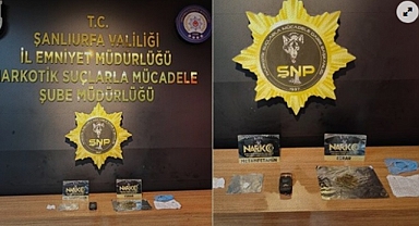 Şanlıurfa'da uyuşturucu operasyonu 4 şüpheli yakalandı
