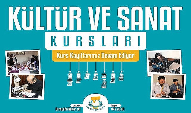Haliliye Belediyesi Kültür ve Sanat Kurslarında Kayıtlar Sürüyor