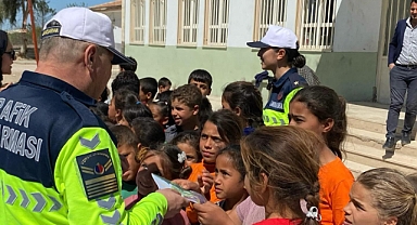 Harran'da öğrencilere trafik kuralları eğitimi verildi