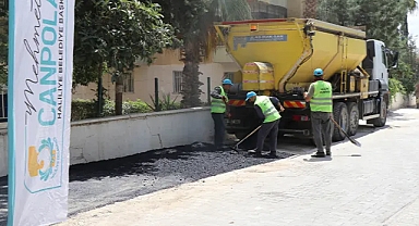 Haliliye'de bir mahallede daha yollar yenilendi