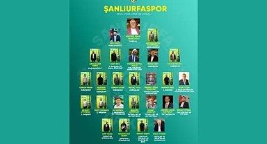 Şanlıurfaspor'da Görev Dağılımı Açıklandı