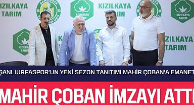 Şanlıurfaspor emin ellerde! Mahir Çoban ile sponsorluk anlaşması yapıldı