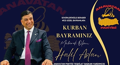 Başkan Halil Aslan’dan Kurban Bayramı Mesajı