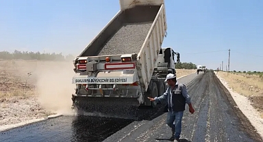 Büyükşehir 'den Hilvan Kırsalına Karayolları Standartlarında 8 Km 'lik Konforlu Yol