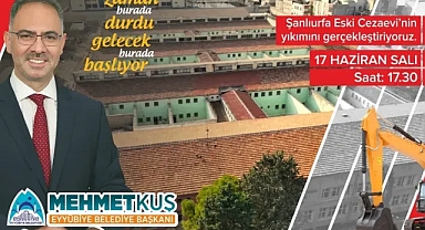 Eyyübiye’de Tarihi Gün: Eski Cezaevi Yıkılıyor
