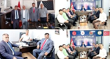 Aslan ve Güneş Muhtarlarla bir araya gelerek sorunları dinledi